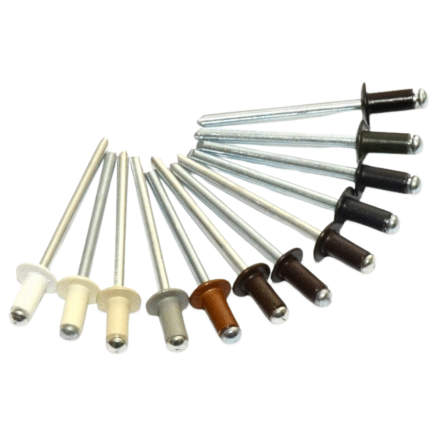 Nit zrywalny aluminiowo-stalowy RAL 7016 antracyt - 4,0×8 mm